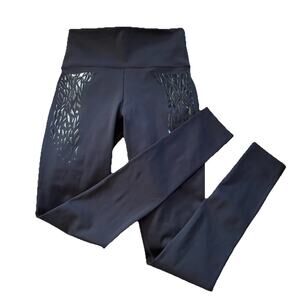 Gymshark Exo Ultra Leggings Black Women's S COMPRESSION Rubber Embellishments